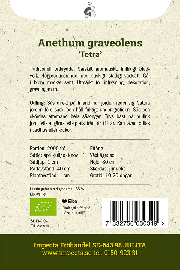 Bladdill 'Tetra'