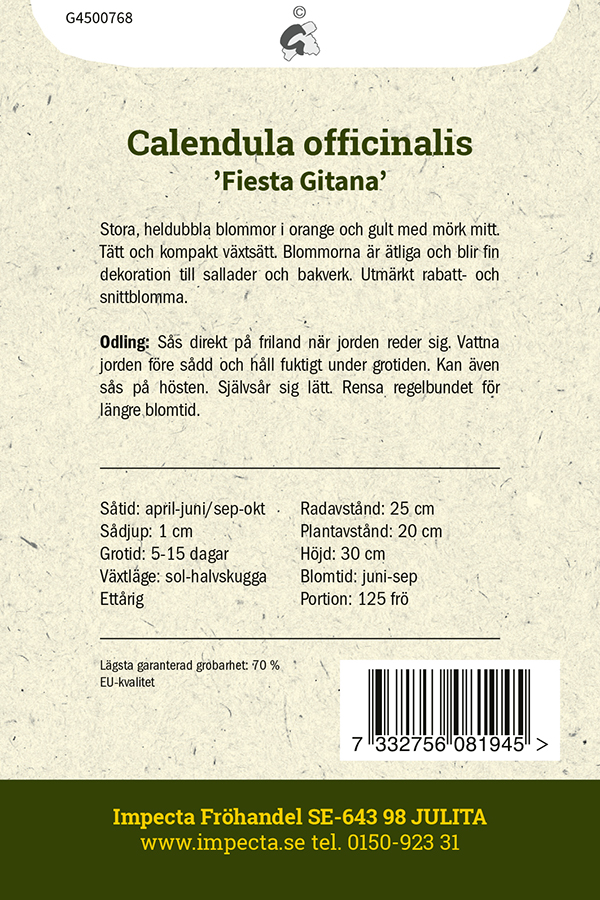 Kehäkukka 'Fiesta Gitana'