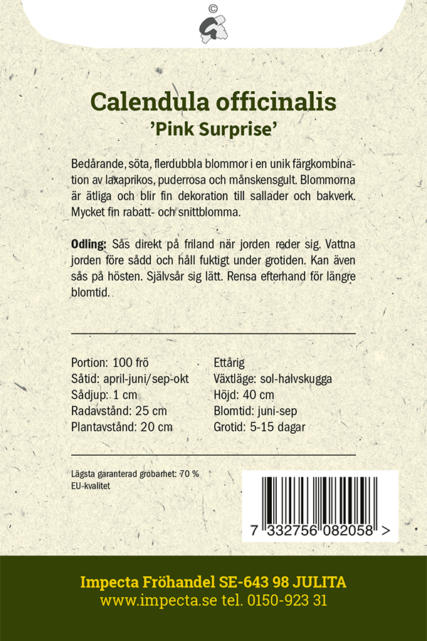 Ringblomma 'Pink Surprise'