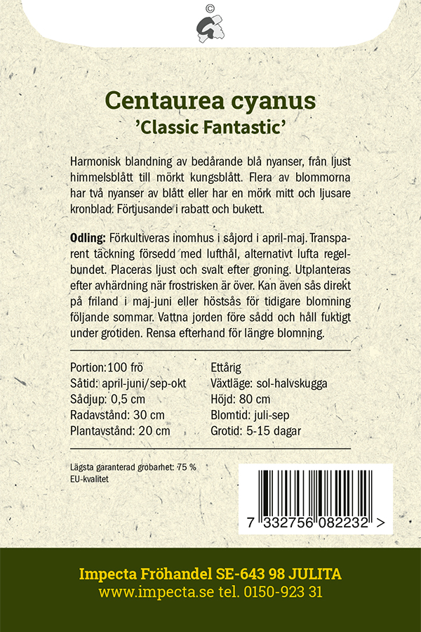 Blåklint 'Classic Fantastic'