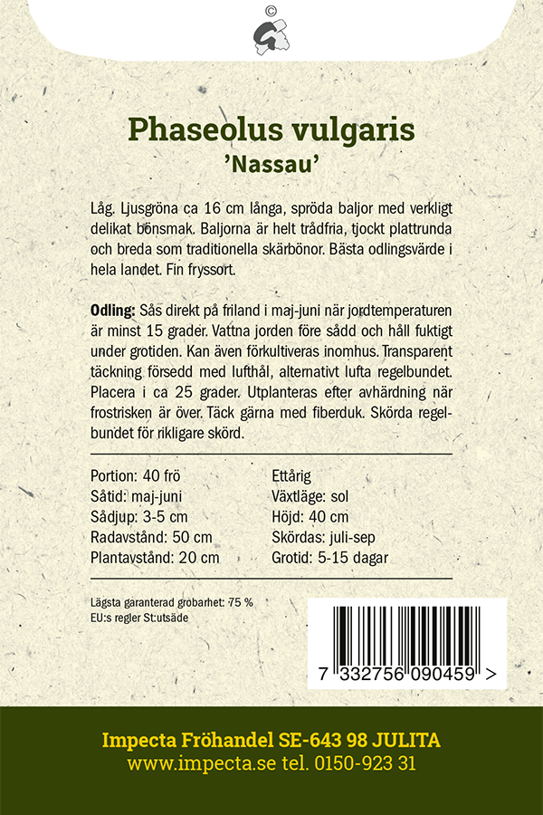 Skärbrytböna 'Nassau'