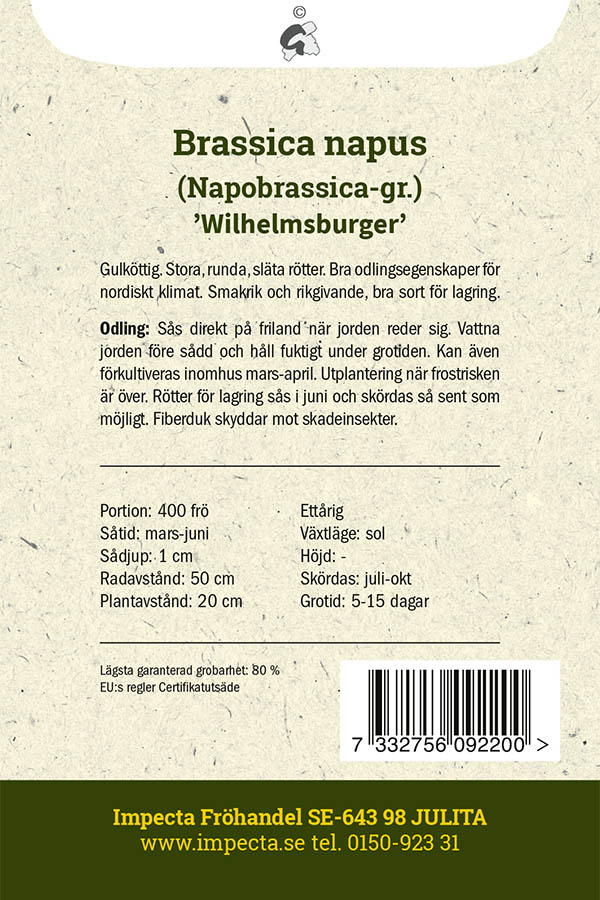 Lanttu 'Wilhelmsburger'
