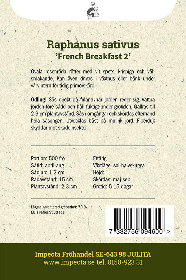 Retiisi 'French Breakfast 2'