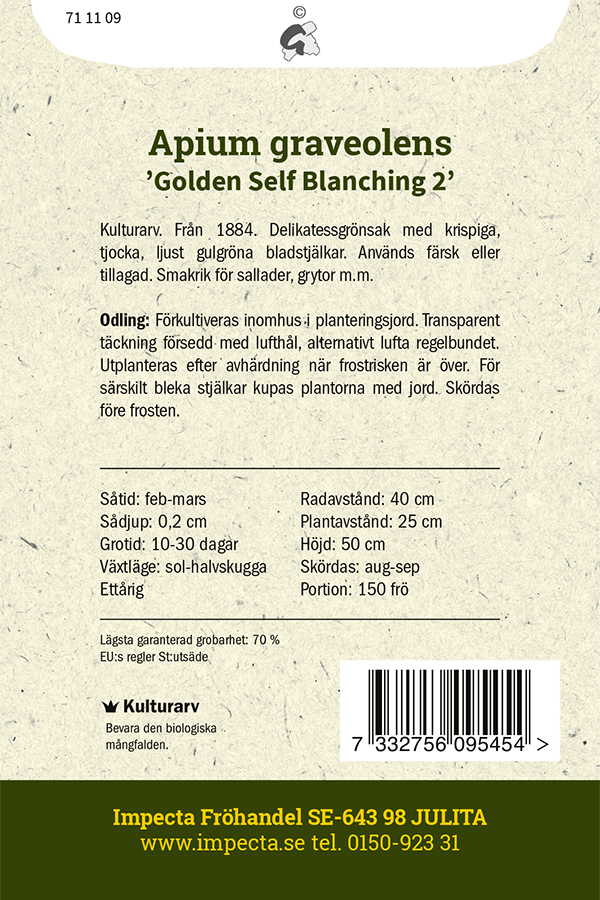 Blekselleri 'Golden Self Blanching 2'