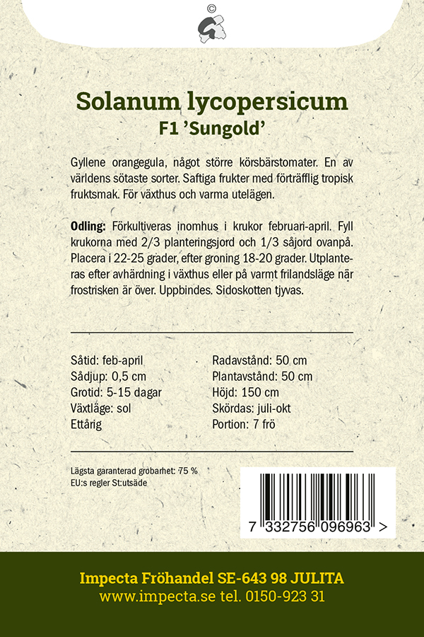 Tomat F1 'Sungold'