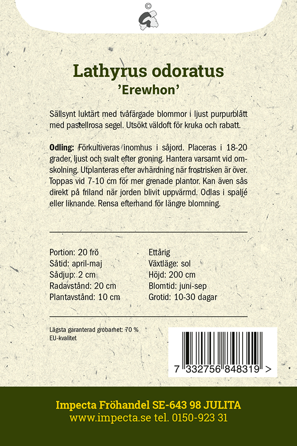 Tuoksuherne 'Erewhon' 