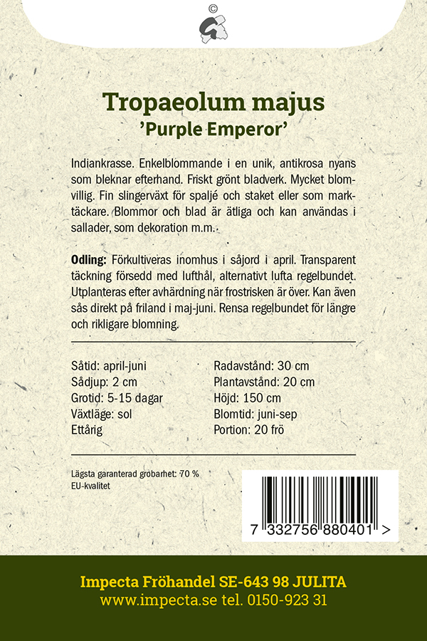 Slingerkrasse 'Purple Emperor'