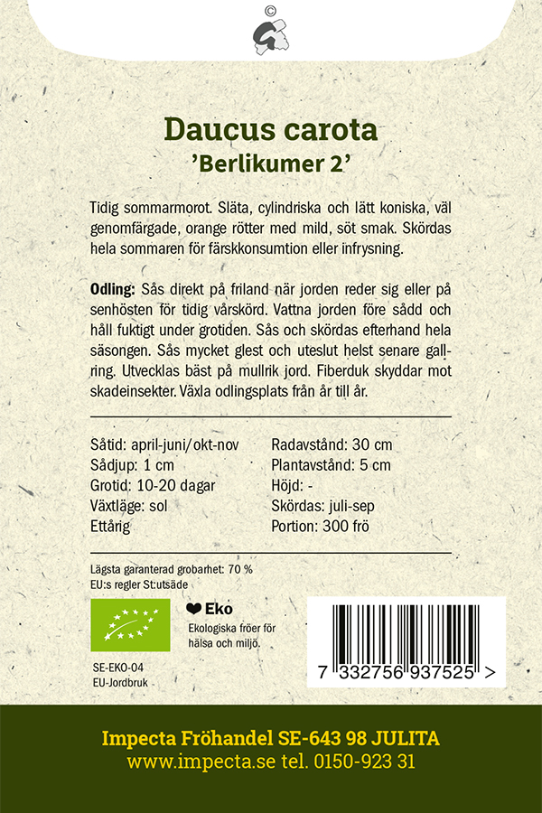 LUOMU Porkkana 'Berlicumer 2'