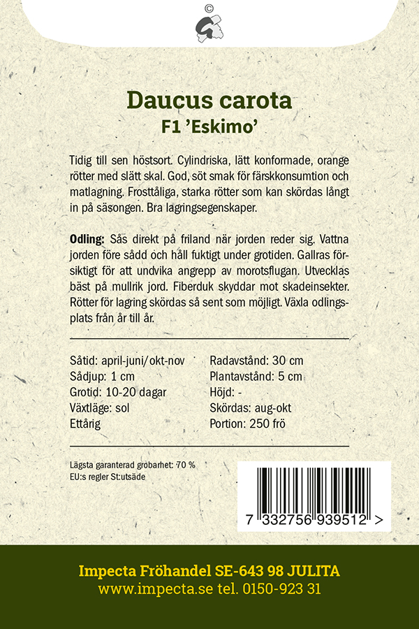 Porkkana F1 'Eskimo'