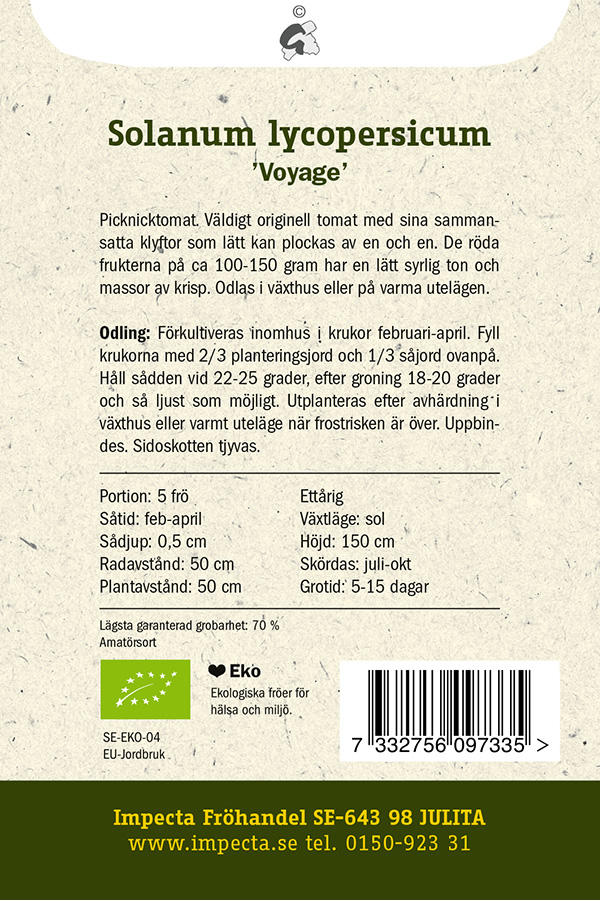 LUOMU Rypäletomaatti 'Voyage'
