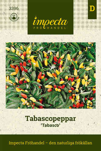 Tabascopeppar, flerårig spanskpeppar 'Tabasco'