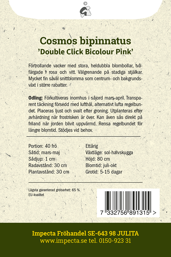 Rosenskära 'Double Click Bicolour Pink'