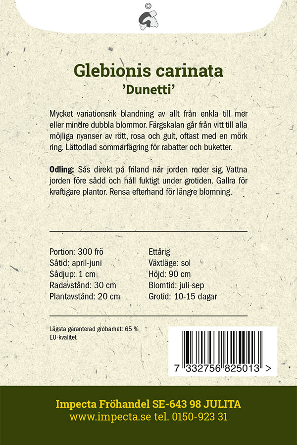 Kirjopäivänkakkara 'Dunetti'