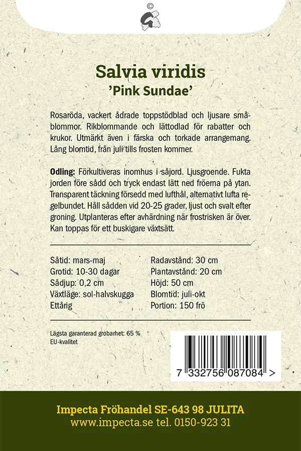 Rödbladig Broksalvia 'Pink Sundae'