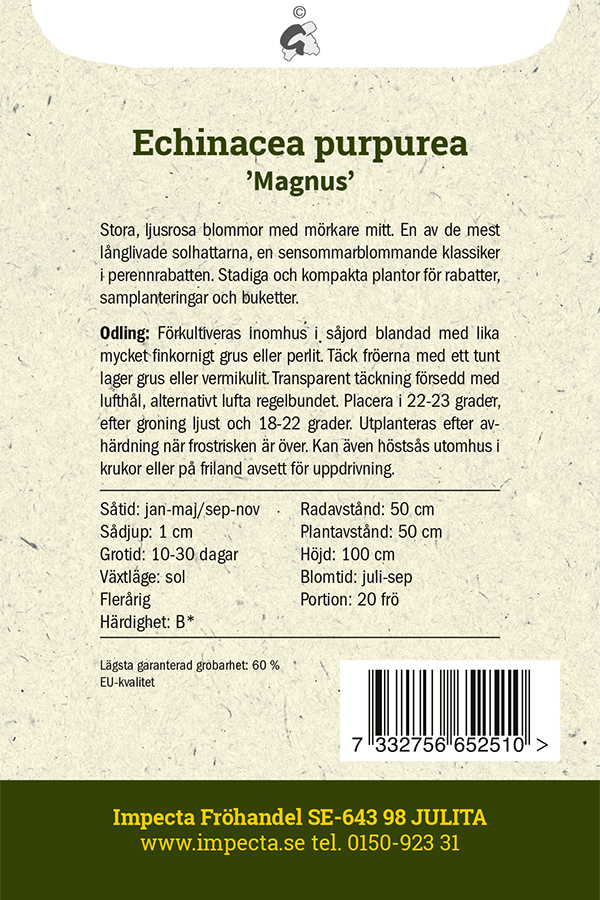 Röd Solhatt 'Magnus'