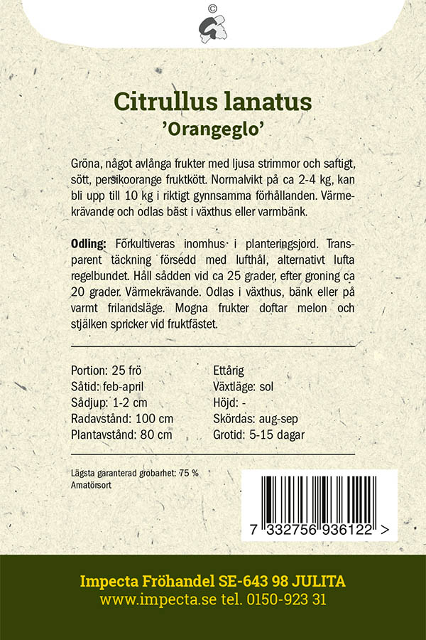 Vesimeloni 'Orangeglo'