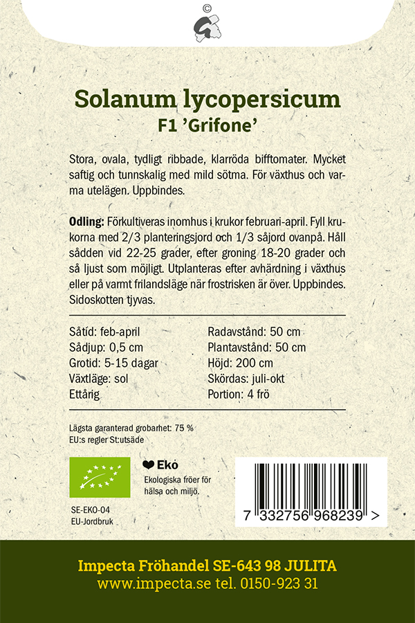 LUOMU Pihvitomaatti 'Grifone'