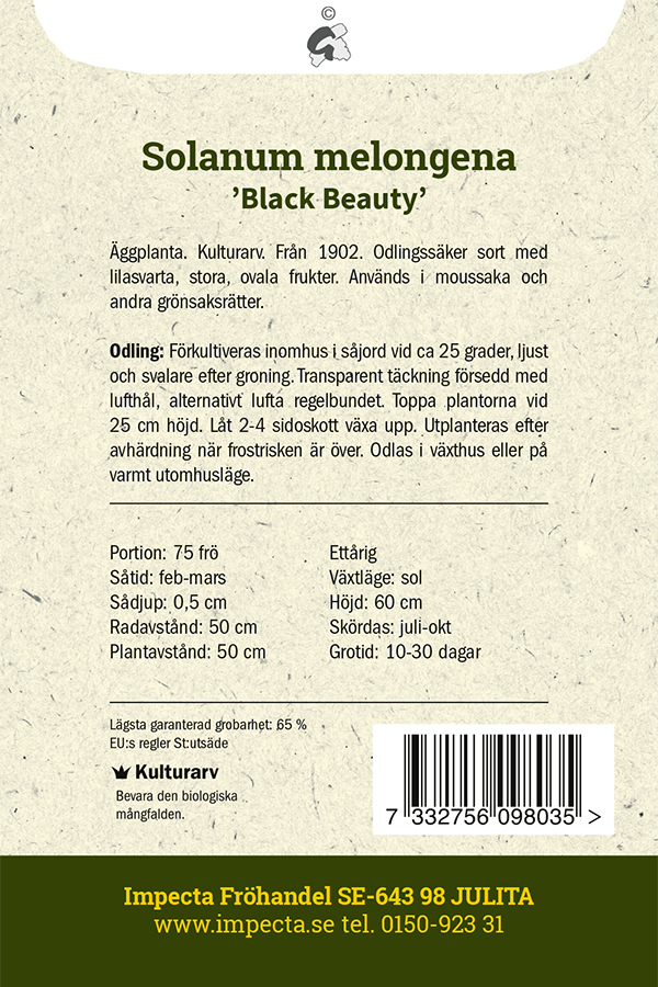 Munakoiso 'Black Beauty'