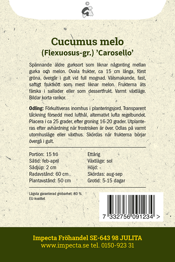 Kurkkumeloni 'Carosello'