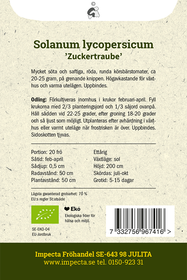 LUOMU Kirsikkatomaatti 'Zuckertraube'