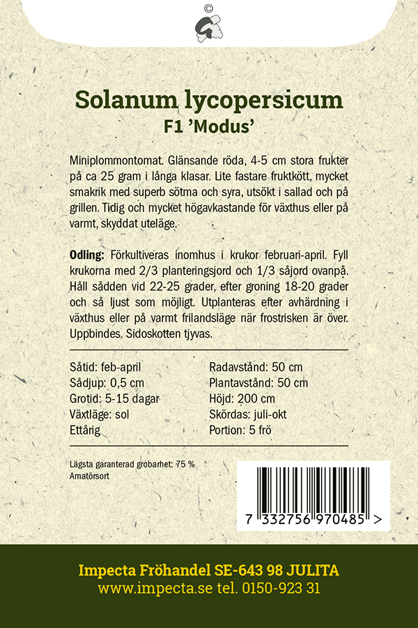 Plommontomat F1 'Modus'