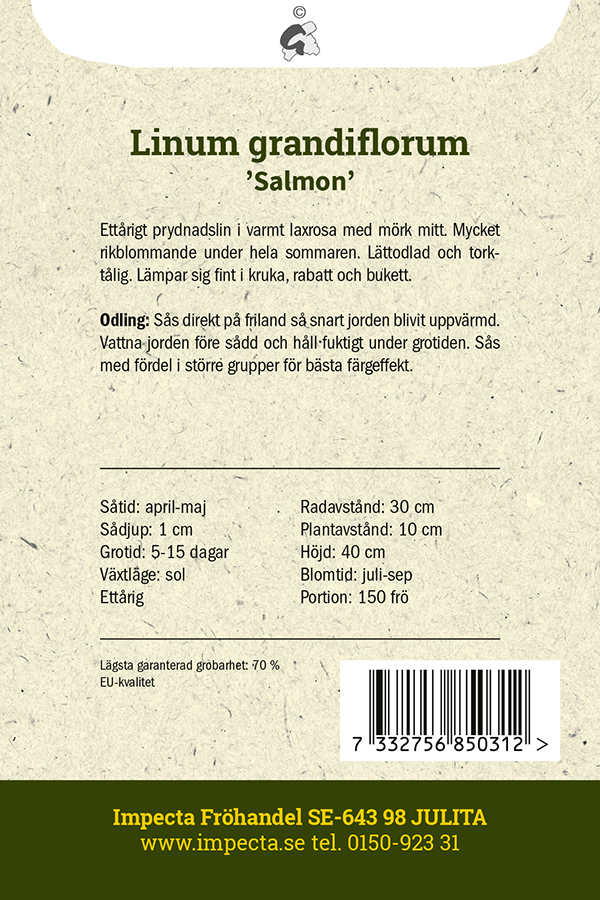Blomsterlin 'Salmon'