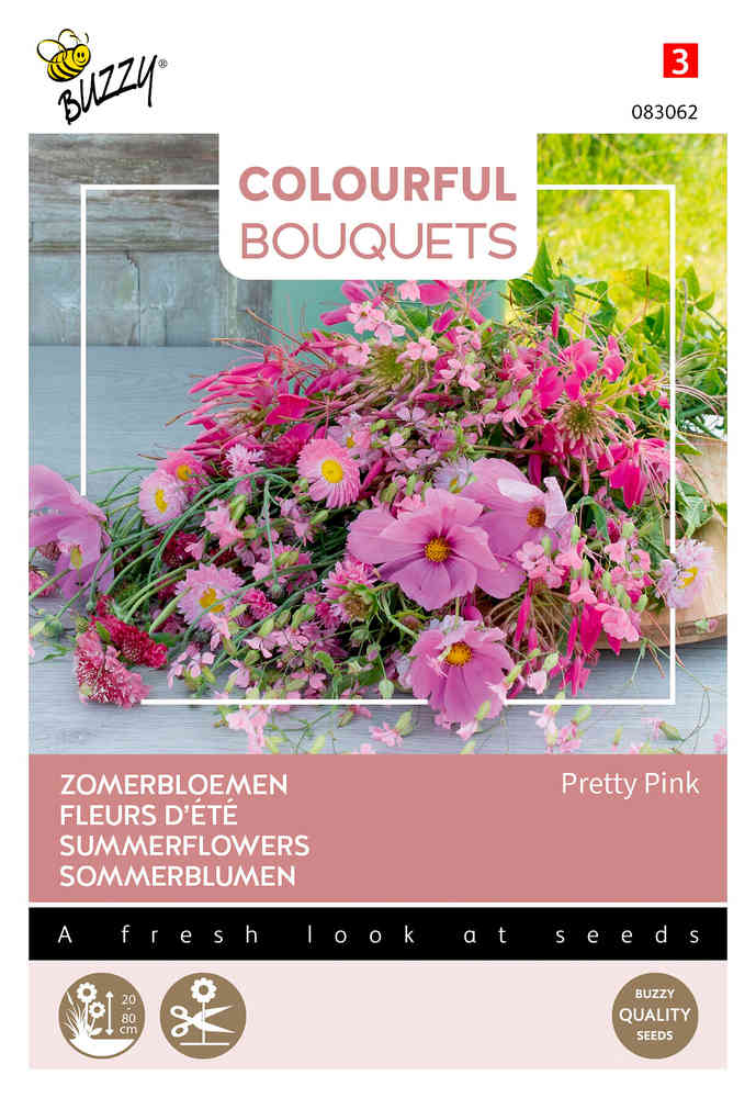 Snittblomma 'Pretty Pink' -fröblandning