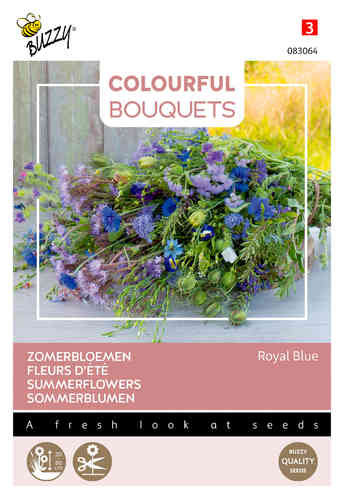 Snittblomma 'Royal Blue' -fröblandning