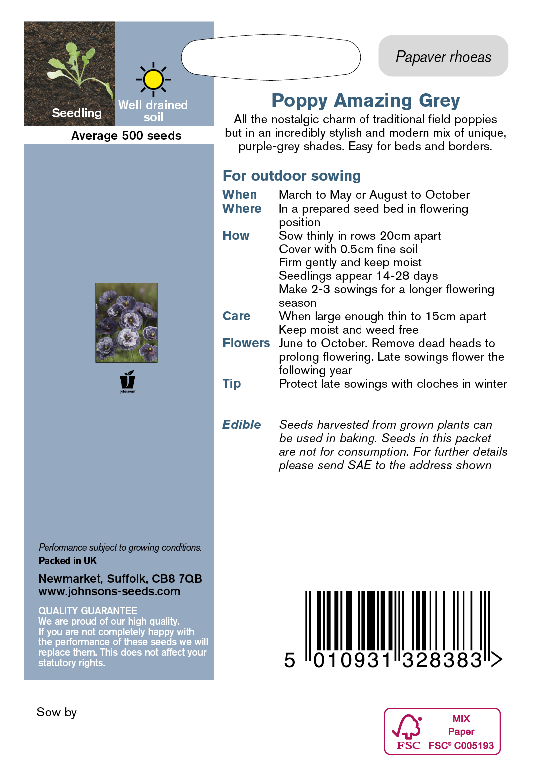 Silkkiunikko 'Amazing Grey'