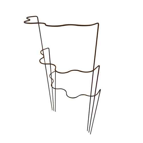 Rostigt växtstöd Våg 70 cm