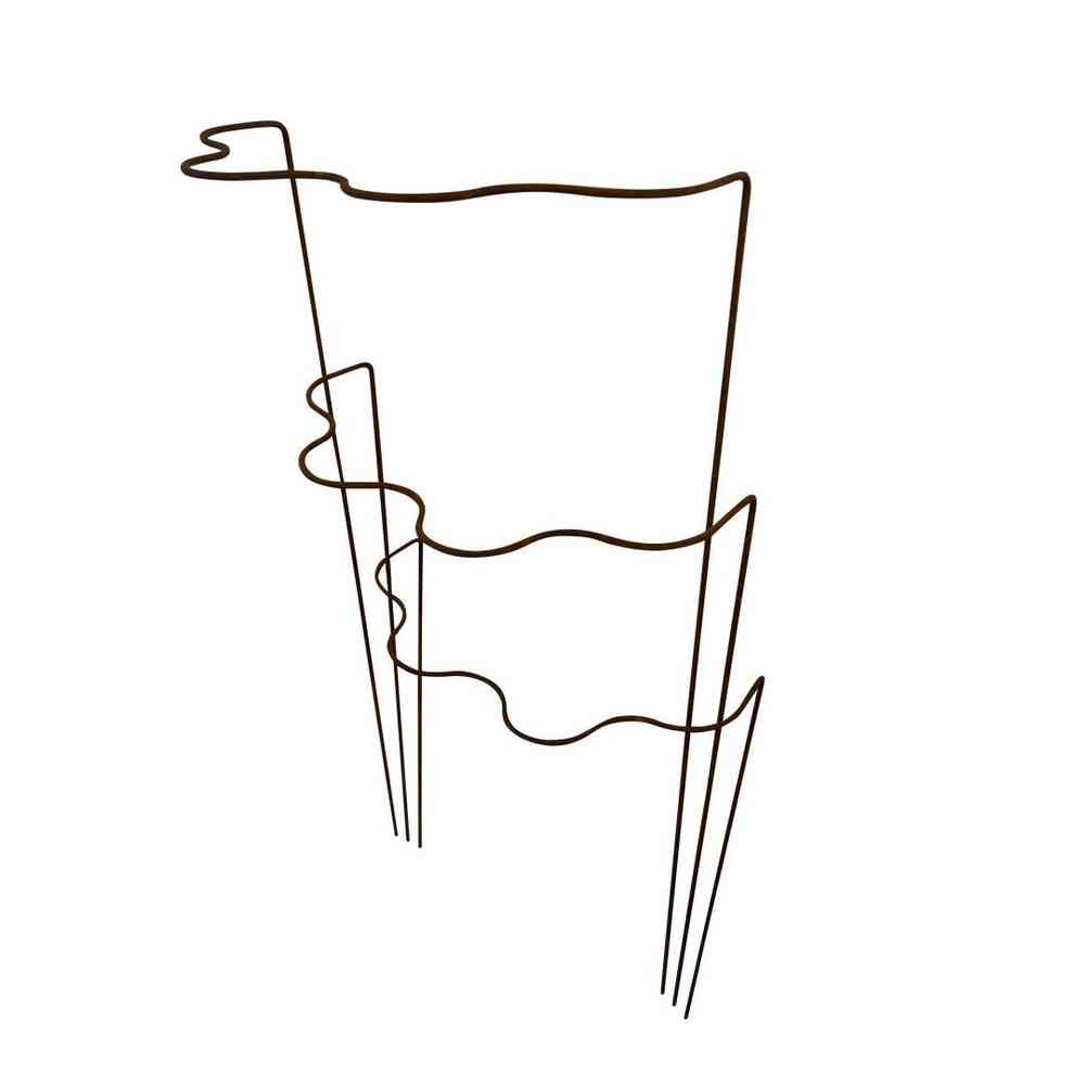 Rostigt växtstöd Våg 90 cm