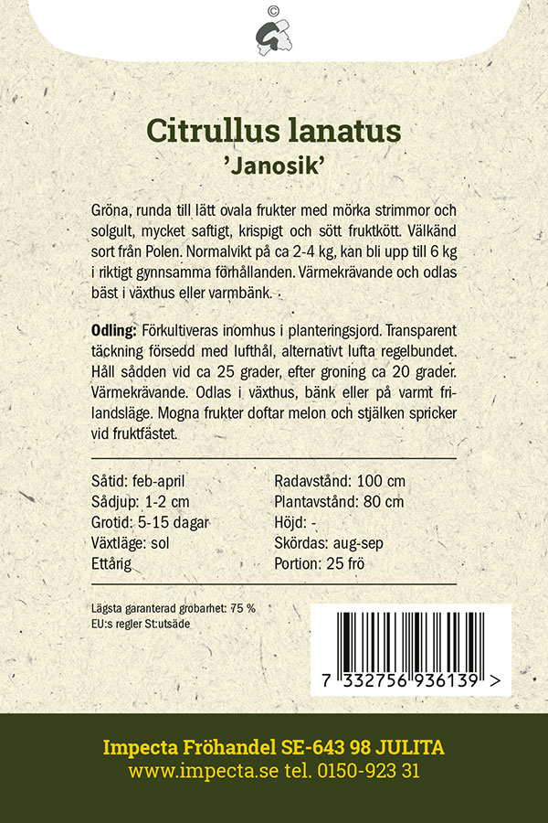 Vattenmelon 'Janosik'