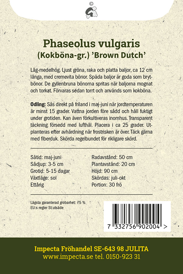 Tarhapapu 'Brown Dutch'