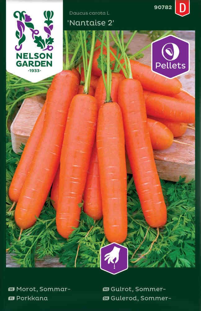Sommarmorot 'Nantaise 2', pellets