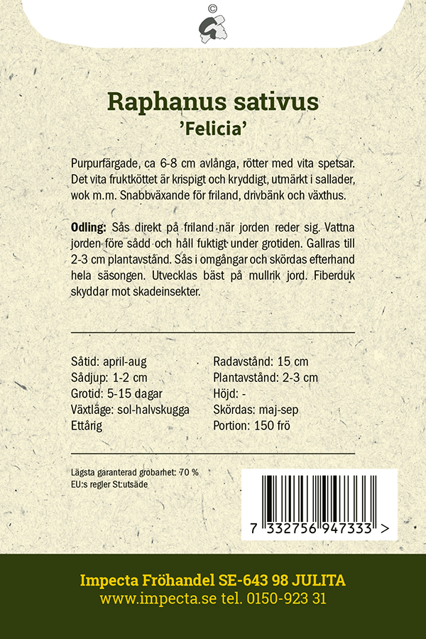 Retiisi 'Felicia'