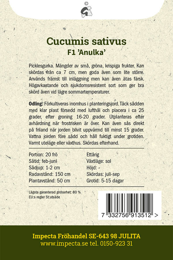 Druvgurka F1 'Anulka'