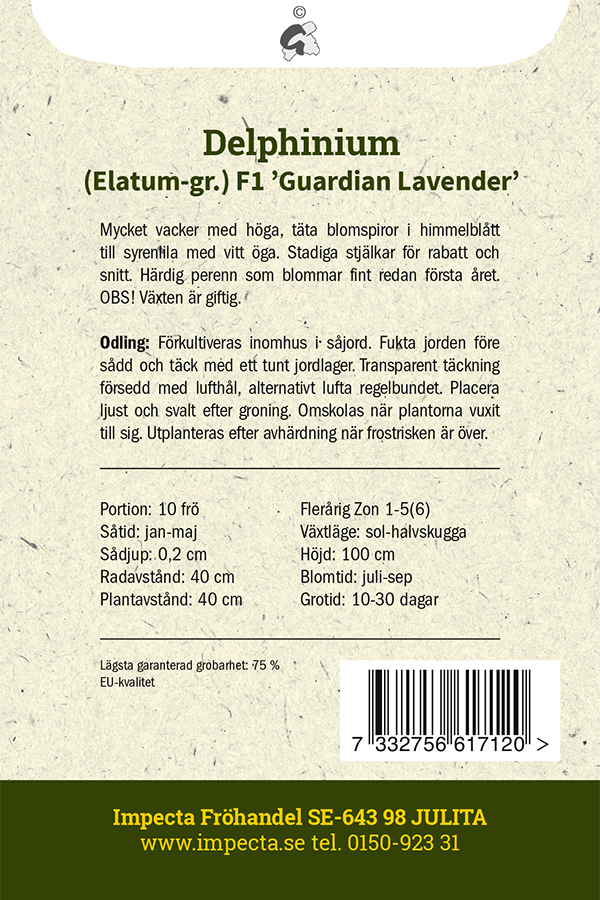 Jaloritarinkannus F1 'Guardian Lavender'