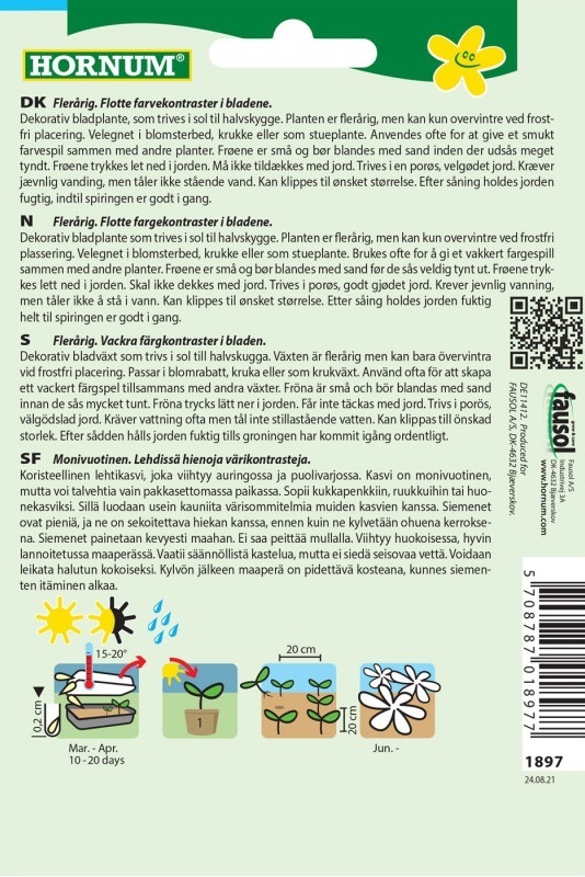 Palettblad, blandning