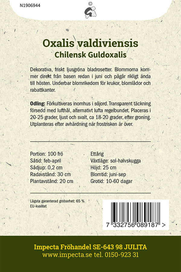 Chilensk Guldoxalis