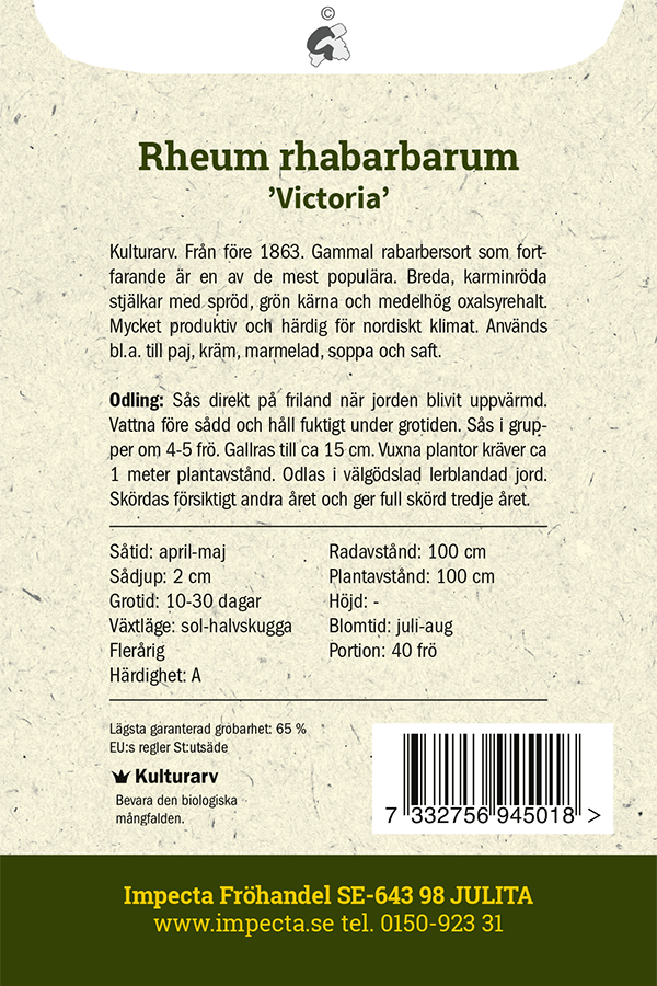 Rabarber 'Victoria'