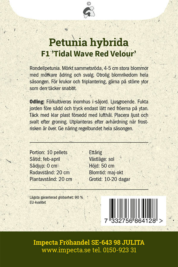 Rondellpetunia F1 'Tidal Wave Red Velour'
