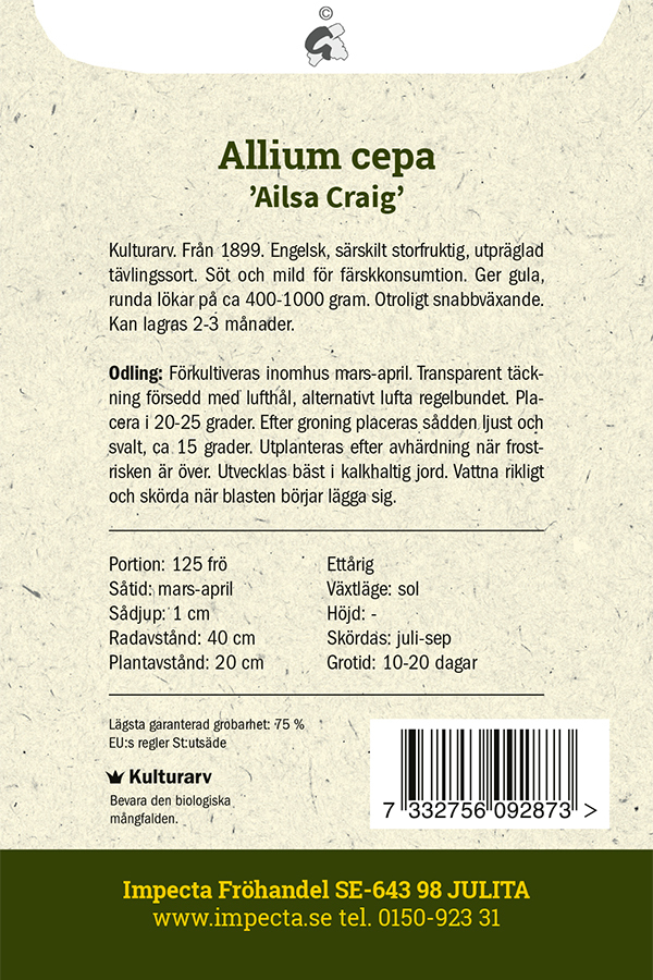 Jättelök 'Ailsa Craig'