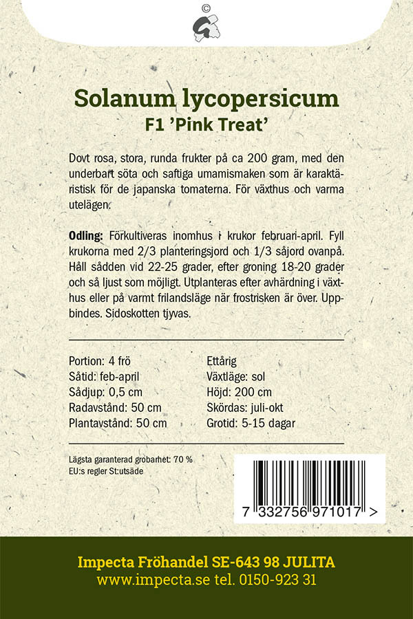 Japansk Tomat F1 'Pink Treat'