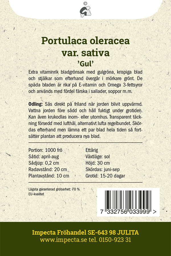 Portulaca oleracea var. sativa