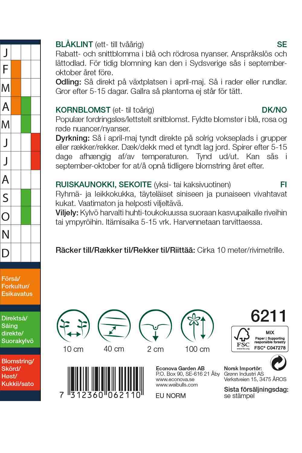 Blåklint Mix