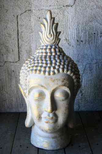 Buddhan pää antik/kulta